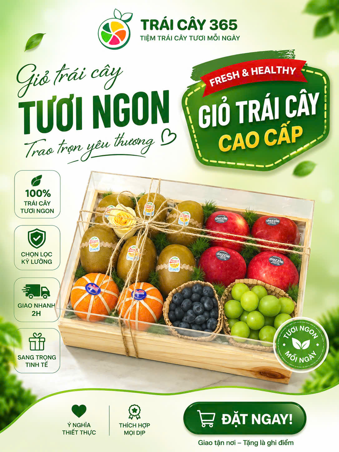 giỏ quà hồng